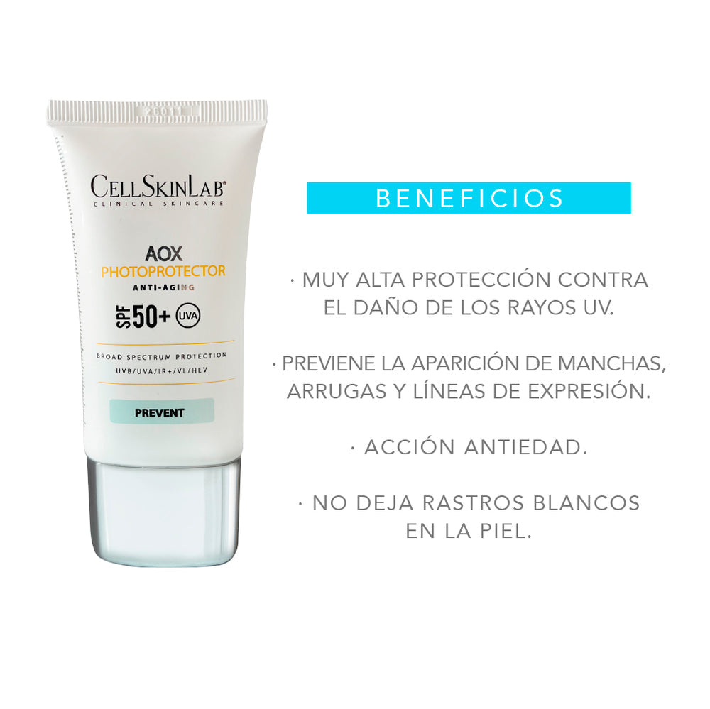 AOX PHOTOPROTECTOR SPF 50+ 40 ML.