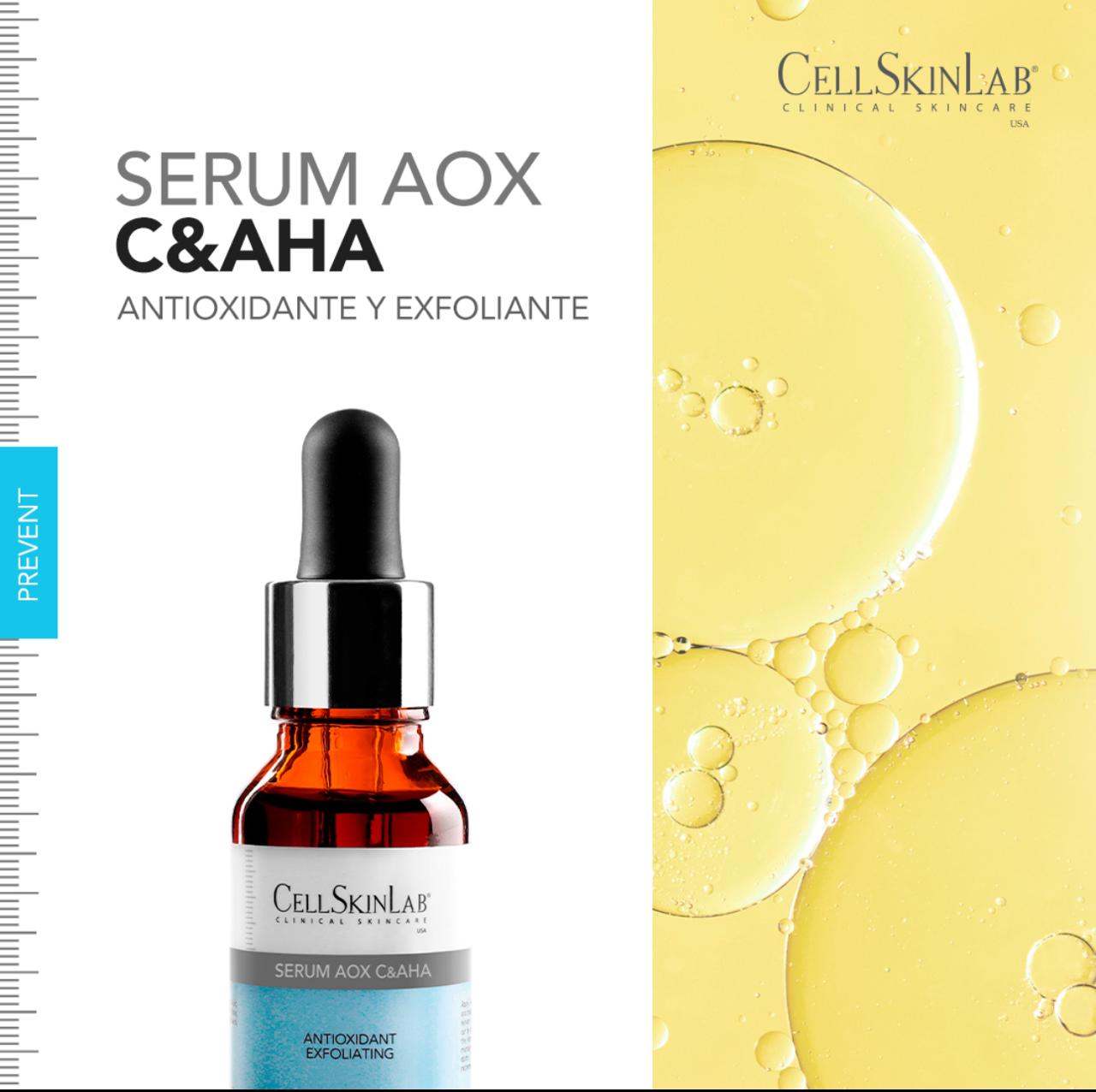 AOX SERUM C AHA Serum Antioxidante Piel Grasa y Mixta 30 ML