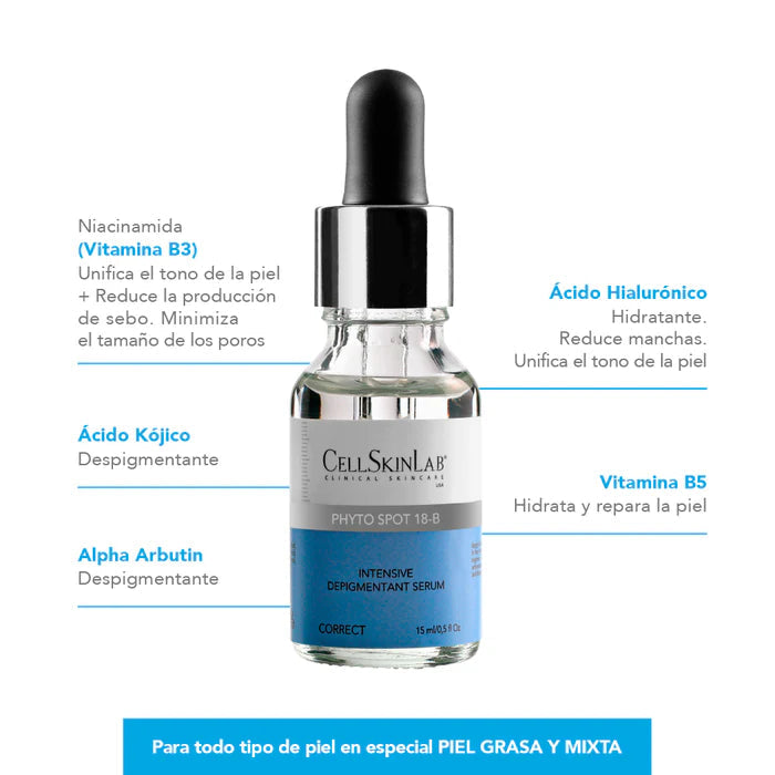 Phyto Spot 18-B 30 ml / Serum Despigmentante Pieles Grasa y Mixta