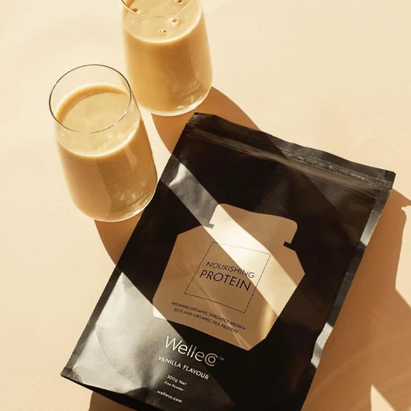 Nourishing Protein WelleCo — Polvo Post-Deporte Vegano