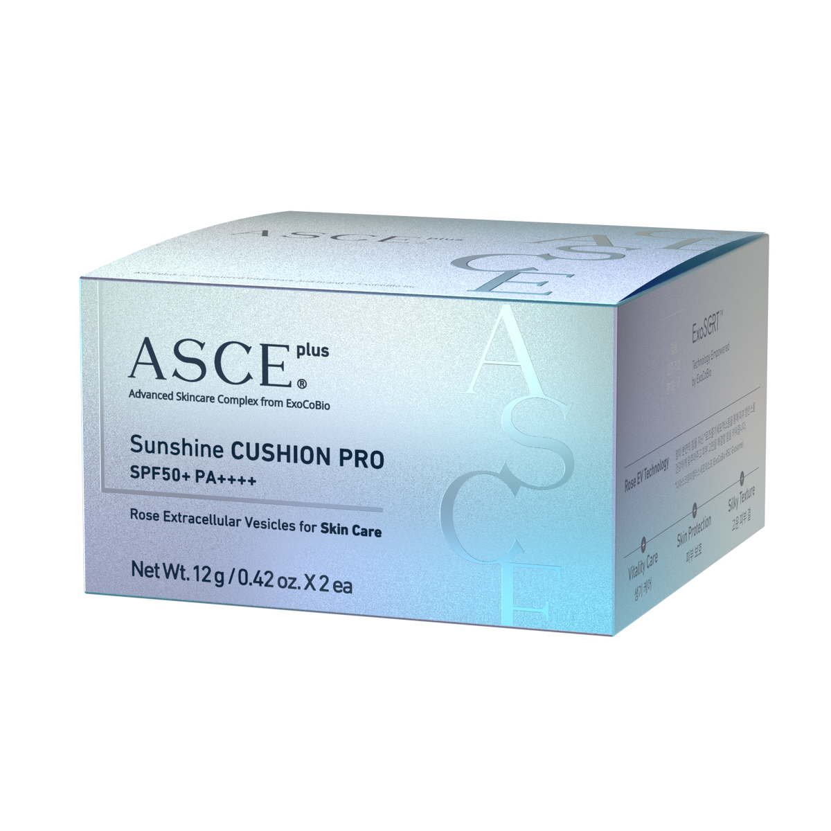 ASCE+ Sunshine Cushion Pro SPF 50+ PA++++ | ExoCoBio

Fotoprotección avanzada + exosomas + efecto perfeccionador en un solo paso.