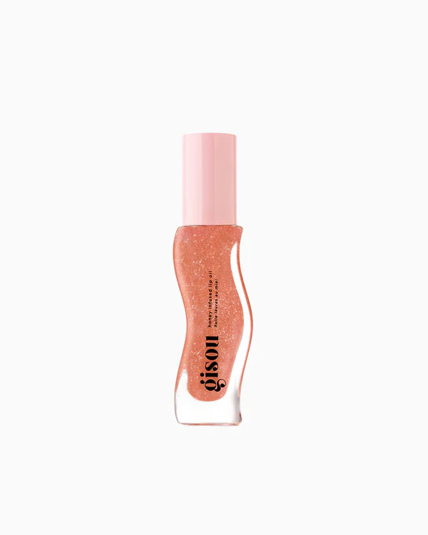 Gisou Aceite Labial con miel Ciruela Glaseada | Honey infused lip oil Glazed Plum
