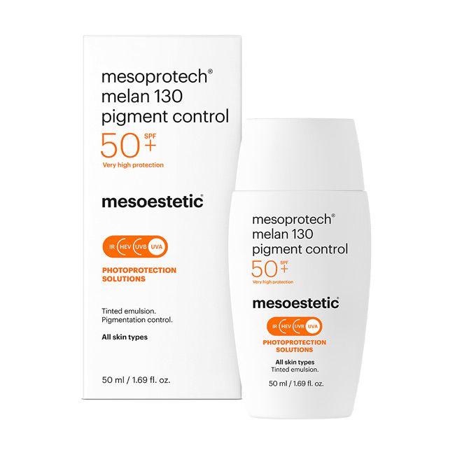 Mesoprotech Melan 130 Pigment Control – Protección Solar Muy Alta con Color