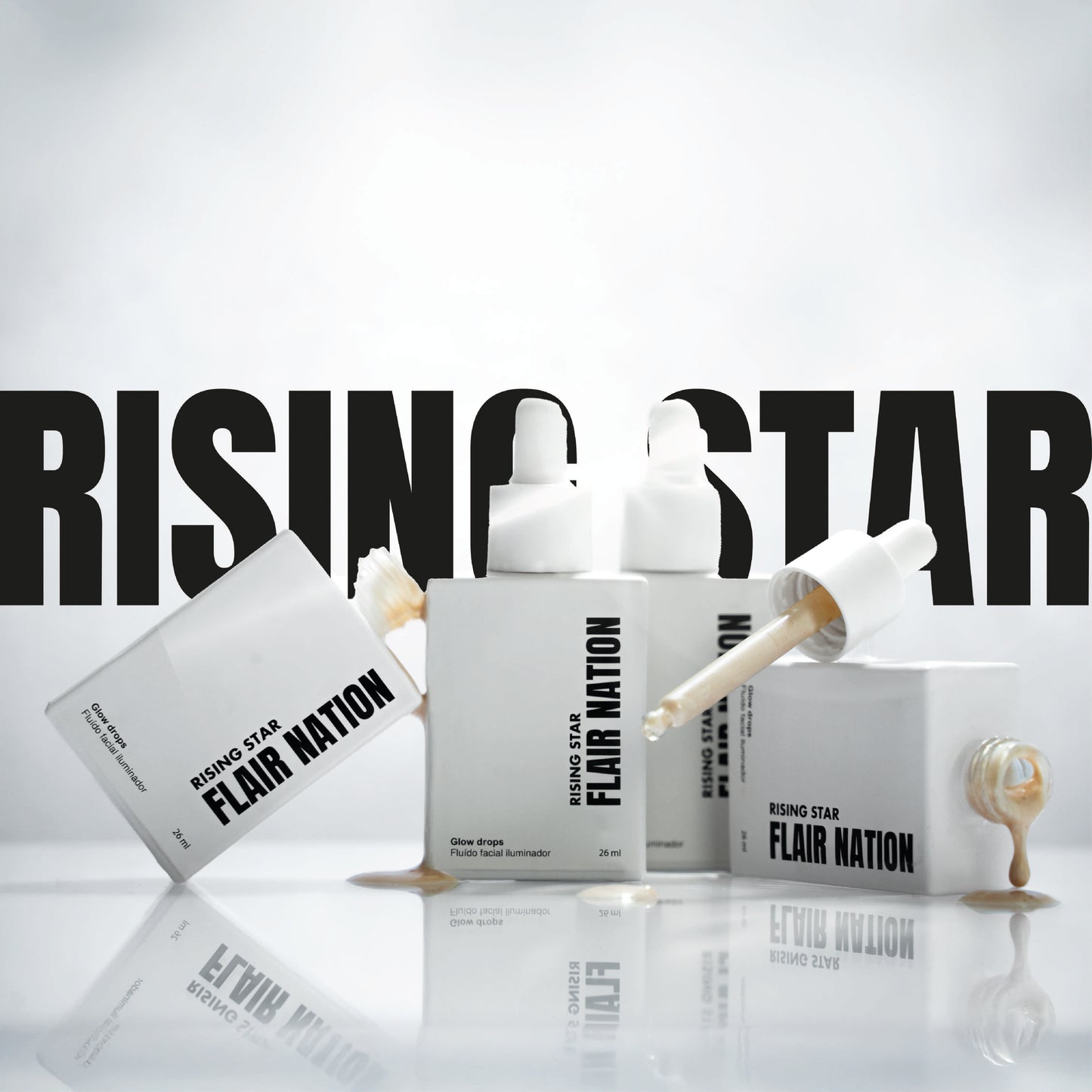 Rising star - Glow Drops- Fluido Facial Iluminador